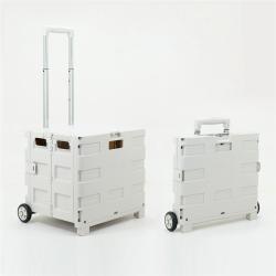 Тележка складная пластиковая с 6 колесами для покупок (арт. 25-5086026)