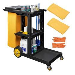 Тележка уборочная складная пластиковая для отелей и ресторанов (арт. 25-5086027)