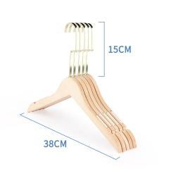Вешалка для одежды из лотосового дерева натурального цвета (арт. 25-5086032)