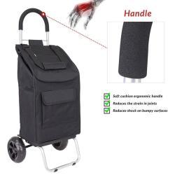 Сумка-тележка складная с колесами пластиковая (арт. 25-5086058)