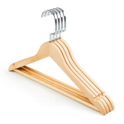 Вешалка деревянная круглая натурально-коричневая для одежды (арт. 25-5086060)