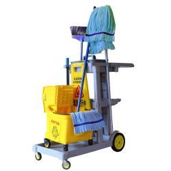 Тележка уборочная пластиковая регулируемая экологичная (арт. 25-5086094)