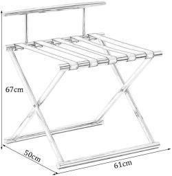 Стойка багажная складная из нержавеющей стали высокого качества (арт. 25-5086136)