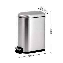 Урна педальная из нержавеющей стали для отеля (арт. 25-5086137)