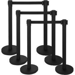 Барьер для очереди с выдвижной лентой из нержавеющей стали (арт. 25-5086146)