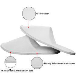 Тапочки одноразовые велюровые с логотипом для отеля SPA (арт. 25-5086189)