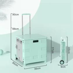 Тележка складная пластиковая восьмиколесная универсальная (арт. 25-5086210)