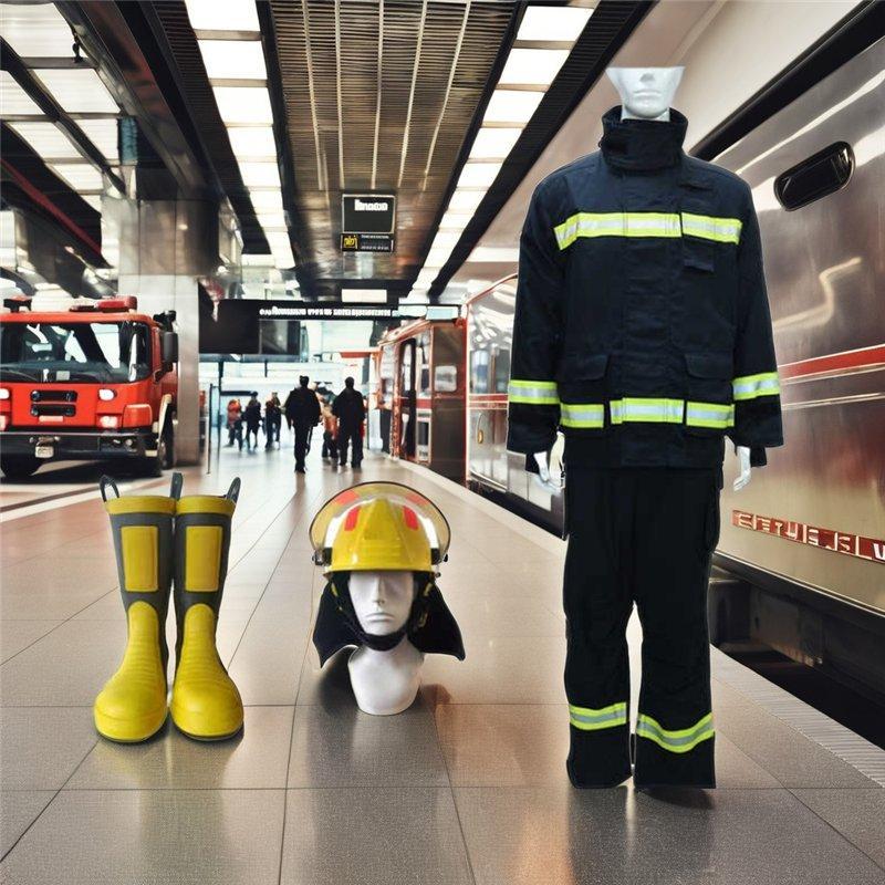 Костюм пожарного из арамидного материала огнестойкий (арт. 25-5086252)