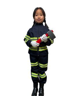 Костюм пожарного детский оранжевый для мальчиков Хэллоуин (арт. 25-5086344)
