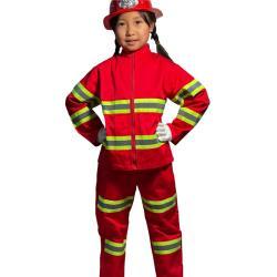 Костюм пожарного детский оранжевый для мальчиков Хэллоуин (арт. 25-5086345)