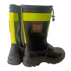 Ботинки пожарные кожаные с металлической пластиной для защиты (арт. 25-5086413)