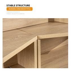 Деревянные стеллажи для супермаркета, стойка для товаров (арт. 25-19080021)