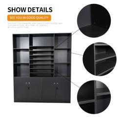 Шкаф для вина черный с полками для хранения (арт. 25-19080034)