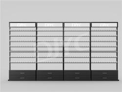 Полка металлическая с LED подсветкой для табака и сигар (арт. 25-19080036)