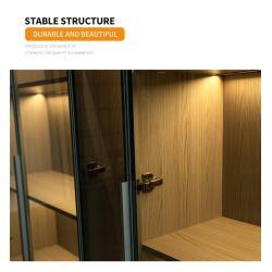 Шкаф для виски с подсветкой и стеклянными дверцами (арт. 25-19080057)