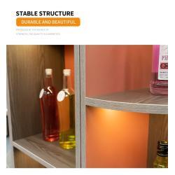 Винный шкаф деревянный круглый для вина и виски (арт. 25-19080062)