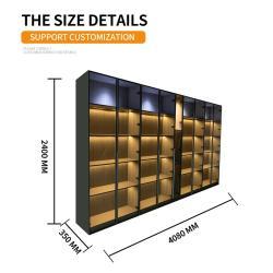 Шкаф-витрина для вина с полками для супермаркета (арт. 25-19080064)