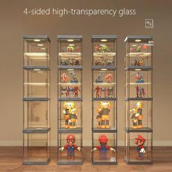 Шкаф витрина с подсветкой для фигурок и моделей (арт. 25-19080070)