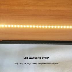 Стеллаж для хлеба с LED подсветкой и стеклянной дверцей (арт. 25-19080088)