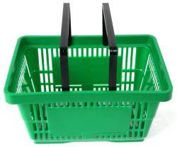 Тележка для покупок пластиковая с ручкой многофункциональная (арт. 25-19080101)