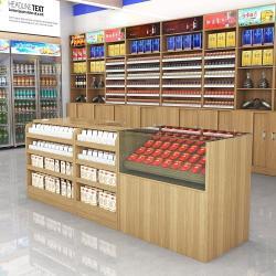 Стойка кассира с полками для магазина самообслуживания (арт. 25-19080140)