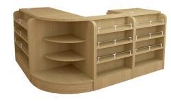 Кассовый прилавок из дерева для супермаркета (арт. 25-19080141)