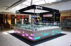 Стойка для торгового центра с витриной и киоском (арт. 25-19080145)