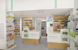 Стеллаж для витаминов с натуральным дизайном и планировкой (арт. 25-19080148)