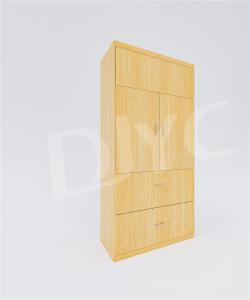 Шкаф для одежды недорогой с полками и вешалками (арт. 25-19080173)