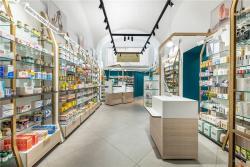 Медицинская деревянная витрина с полками для аптеки (арт. 25-19080238)