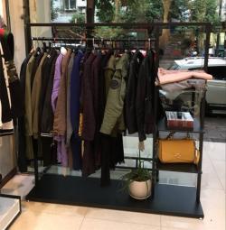 Стойка для одежды с полками и вешалками (арт. 25-19080251)