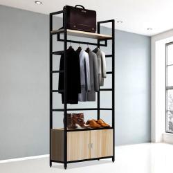 Стойка для одежды с полками и вешалками (арт. 25-19080251)