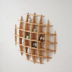 Полка настенная деревянная для чая и декора (арт. 25-19080262)