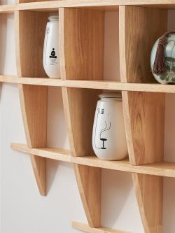 Полка настенная деревянная геометрическая сфера (арт. 25-19080264)