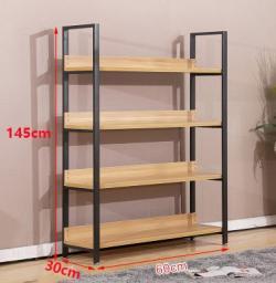 Стеллаж торговый односторонний деревянно-металлический (арт. 25-19080272)