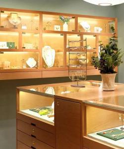 Витрина для ювелирных изделий с замком и стеклом (арт. 25-19080280)