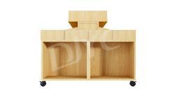 Стеллаж островной для овощей и фруктов мобильный (арт. 25-19080281)