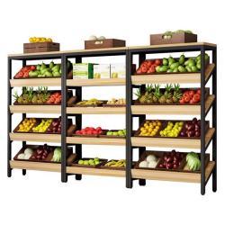 Стеллаж деревянный для фруктов и овощей с полками (арт. 25-19080292)