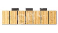 Кассовый прилавок из дерева для магазинов и супермаркетов (арт. 25-19080313)