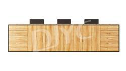 Кассовый прилавок из дерева для магазинов и супермаркетов (арт. 25-19080313)