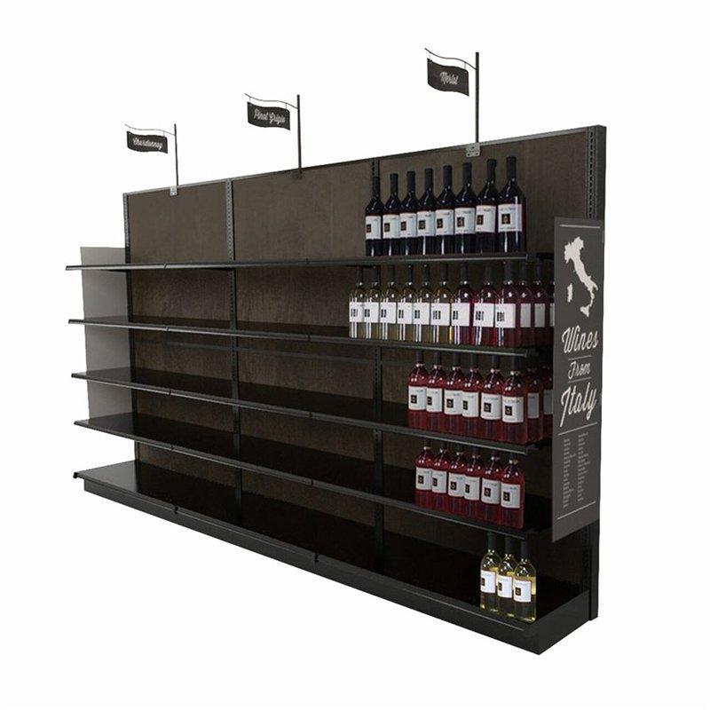 Стеллаж для вина с 15 полками для супермаркета (арт. 25-19080432)