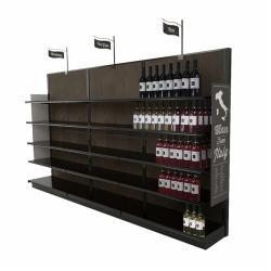 Полка деревянная MDF для магазина с витриной (арт. 25-19080434)