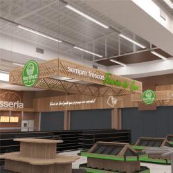 Полка для мини-супермаркета с новым дизайном и кастомным корпусом (арт. 25-19080454)