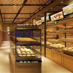 Витрина для хлеба из дерева и стекла с полками (арт. 25-19080465)