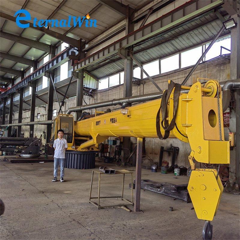 Кран палубный телескопический гидравлический грузовой судовой (арт. 25-19080974)