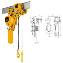 Таль электрическая цепная с тележкой 5 тонн для улицы (арт. 25-19081051)