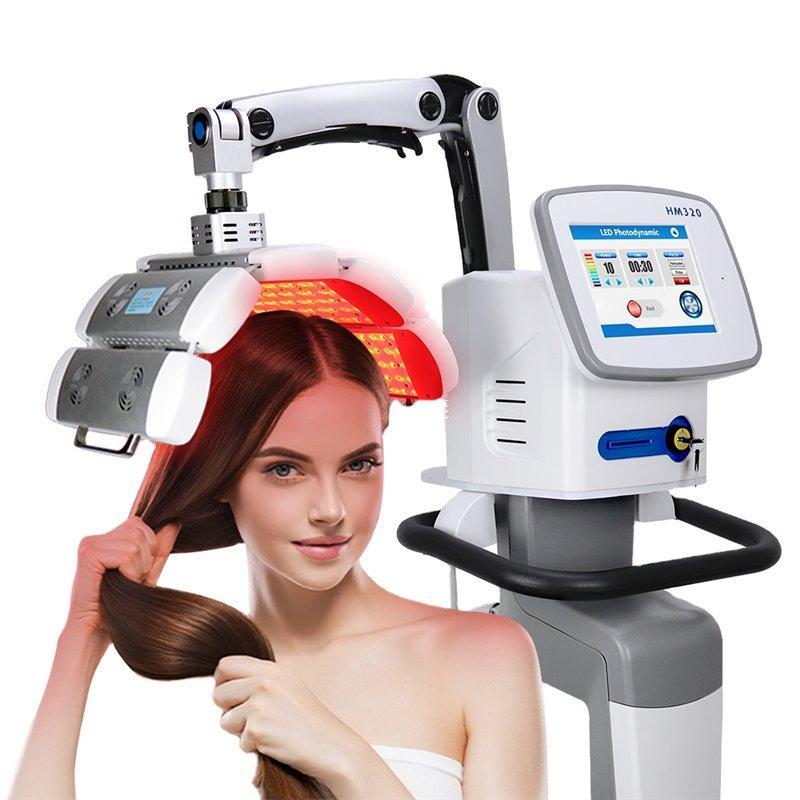 Аппарат для роста волос с лазером 650нм и LED терапией (арт. 25-19081559)