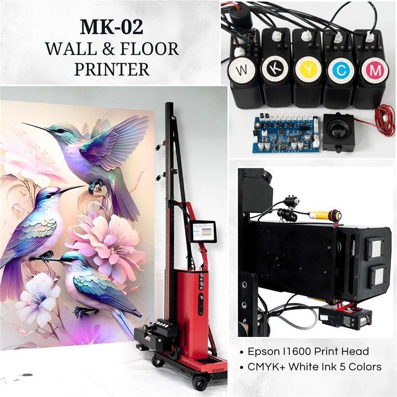 Принтер для стен и пола 3D UV 2 в 1, высокое качество (арт. 25-19082289)