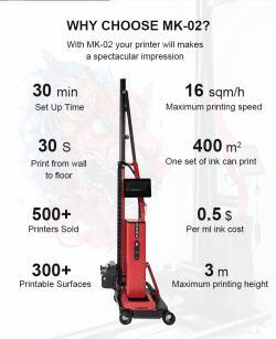 3D-принтер для стен и пола с УФ-печатью и мультицветом (арт. 25-19082346)