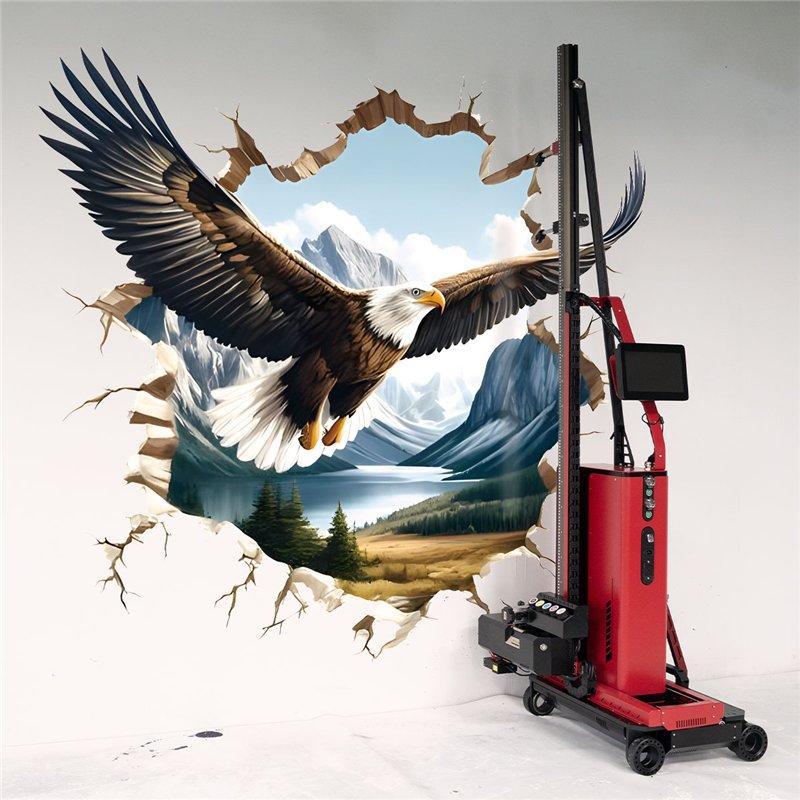 Машина для 3D печати на стенах UV Inkjet (арт. 25-19082362)